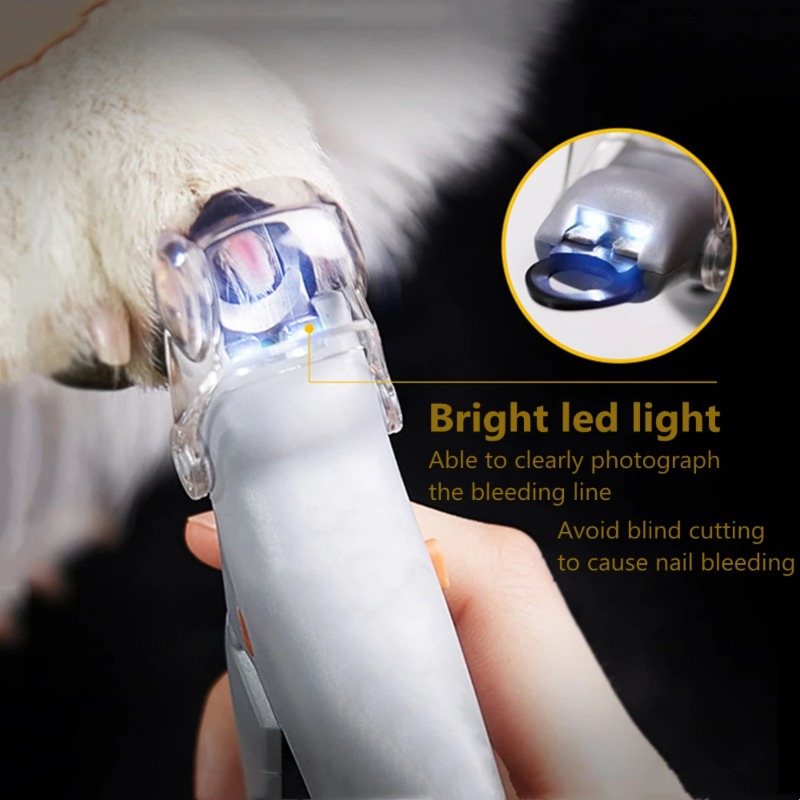 Dog Grooming Clippers - Tagliaunghie per Animali Domestici con Luce