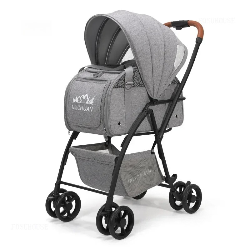 Pet Stroller Carrier - Passeggino Leggero e Pieghevole per Animali