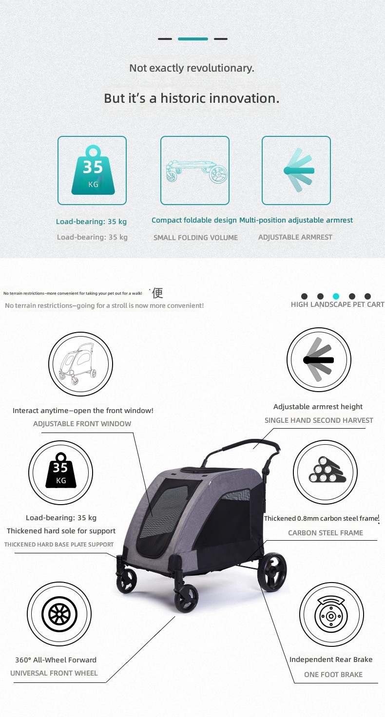 Passeggino per Animali Domesti - Pet Stroller Carrier recensione e prezzo